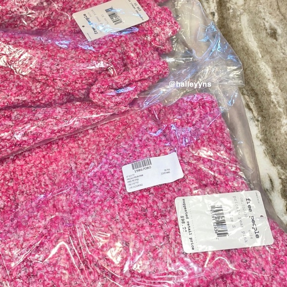 Free People BFF Cowl Neck Sweater in Pink - Picture 8 of 9